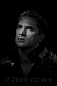 Classic Black and White Headshot Actor's Portrait Photographer Phoenix. Model Headshots Phoenix